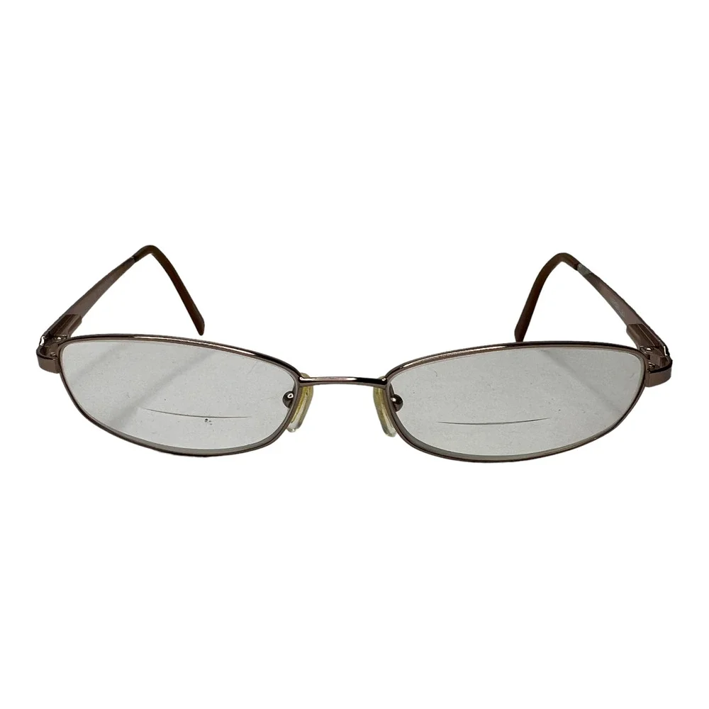 Marseilles Champagne Eyeglasses‎ Frames Only Metal Pink 55-17 H3257